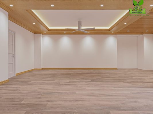 ốp trần nhựa bằng tấm ốp lam sóng