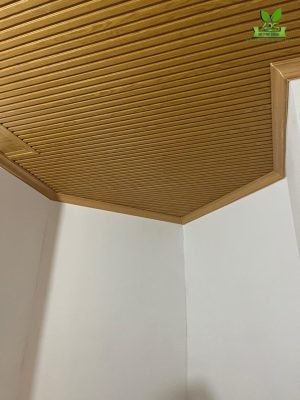 Ốp trần nhựa bằng tấm ốp lam sóng