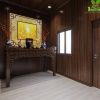 thi công tấm ốp tường pvc