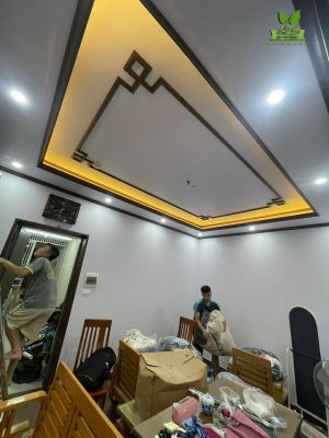 Nội Thất An Phú Sang thi công tấm ốp tường pvc cho khách hàng tại Cầu Giấy Hà Nội